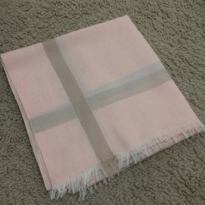 Cotton and silk scarf